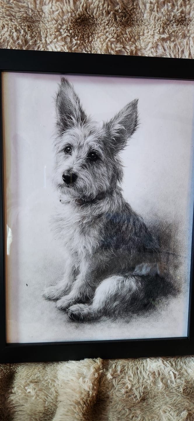 Customer photo review of Charcoal - Personalized Poster