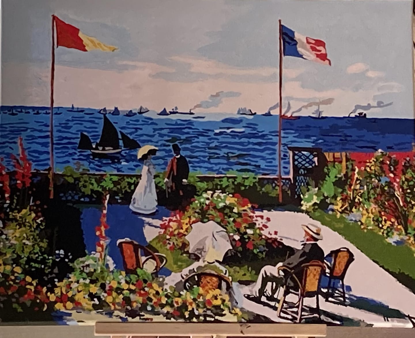 Customer photo review of La terrasse à Sainte-Adresse - Monet