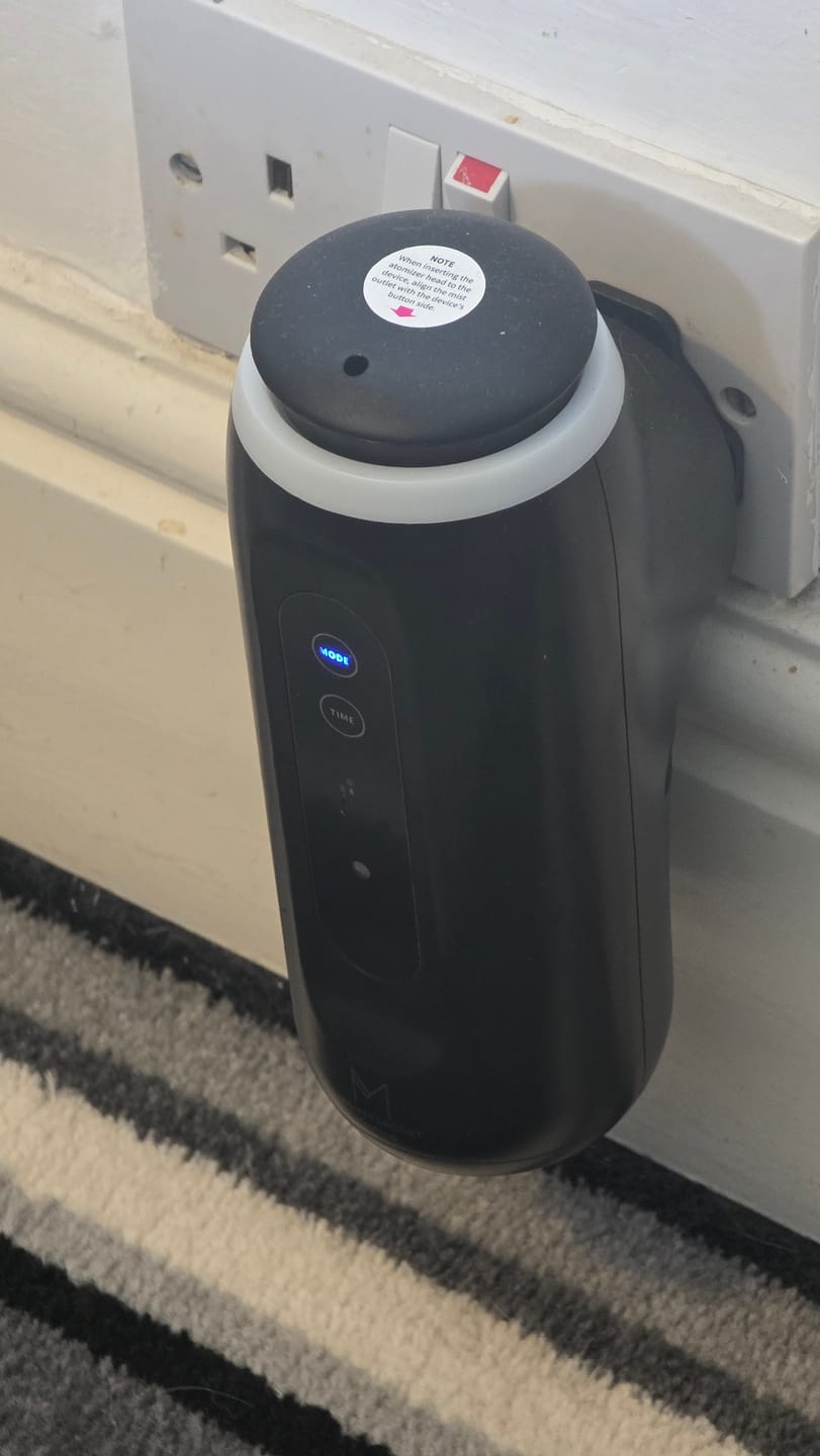 Customer photo review of ZenPlug – The Smart Bluetooth Waterless Plug-In Diffuser