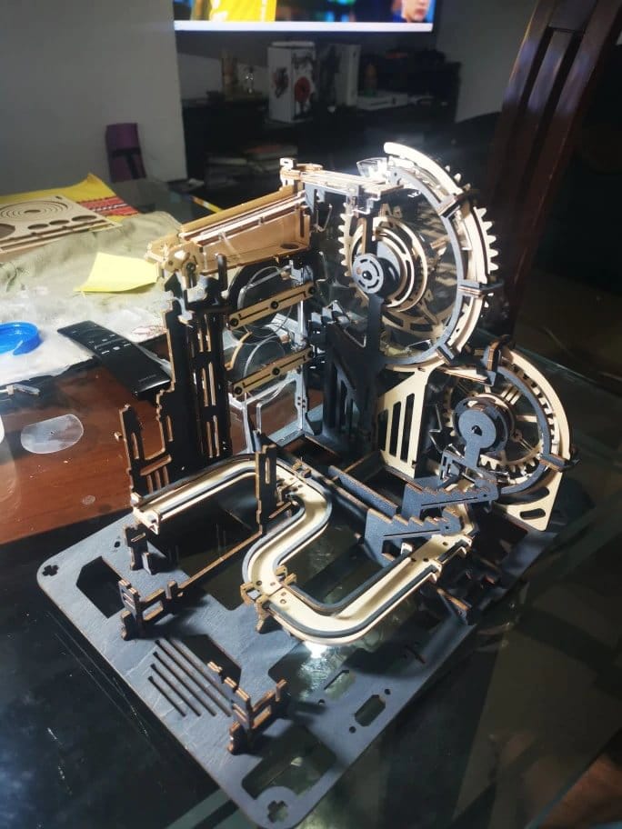 Customer photo review of Puzzle 3D Ville de Nuit en Marbre