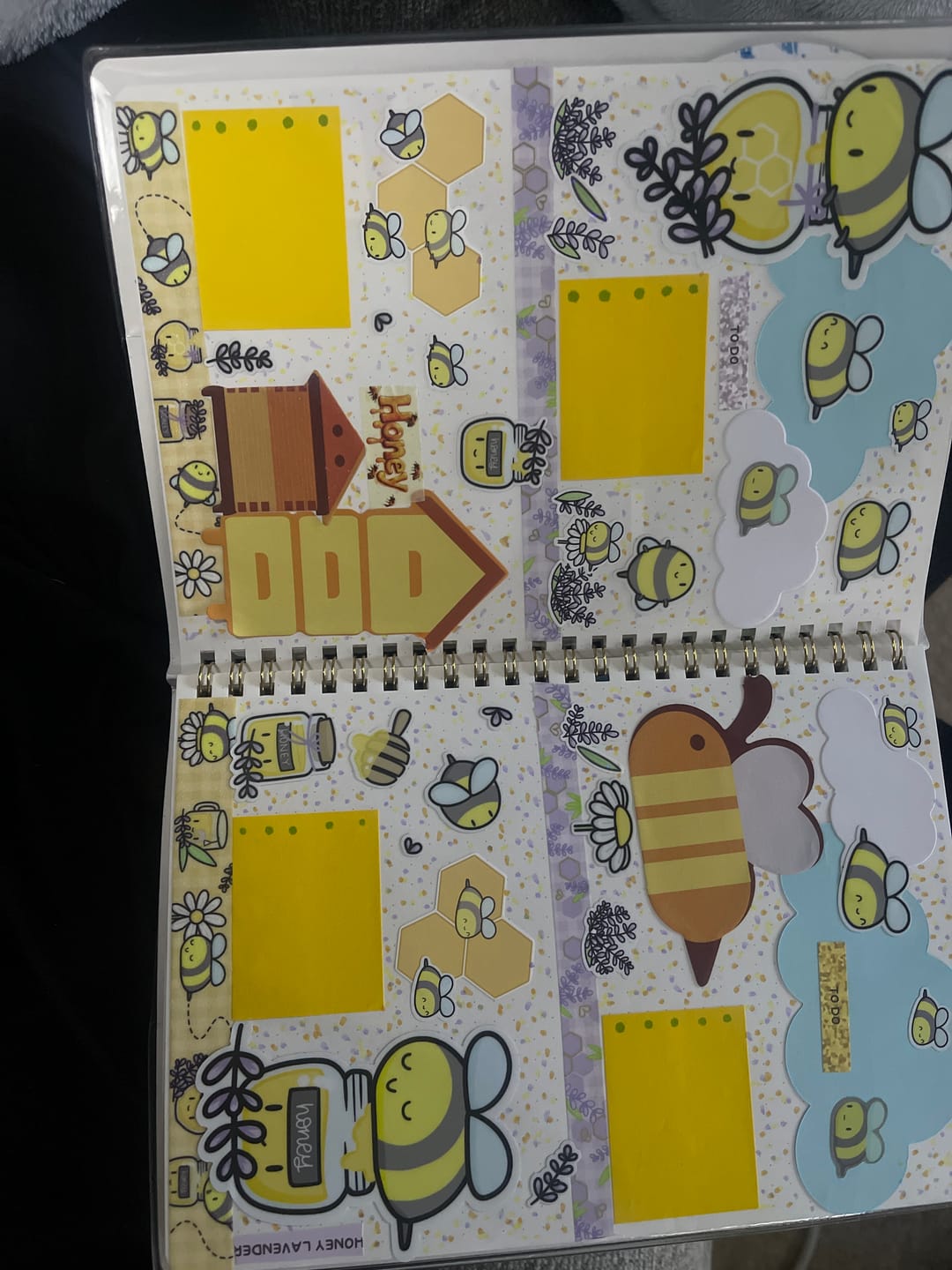 Customer photo review of Honey Lavender Theme Hobonichi Weeks kit