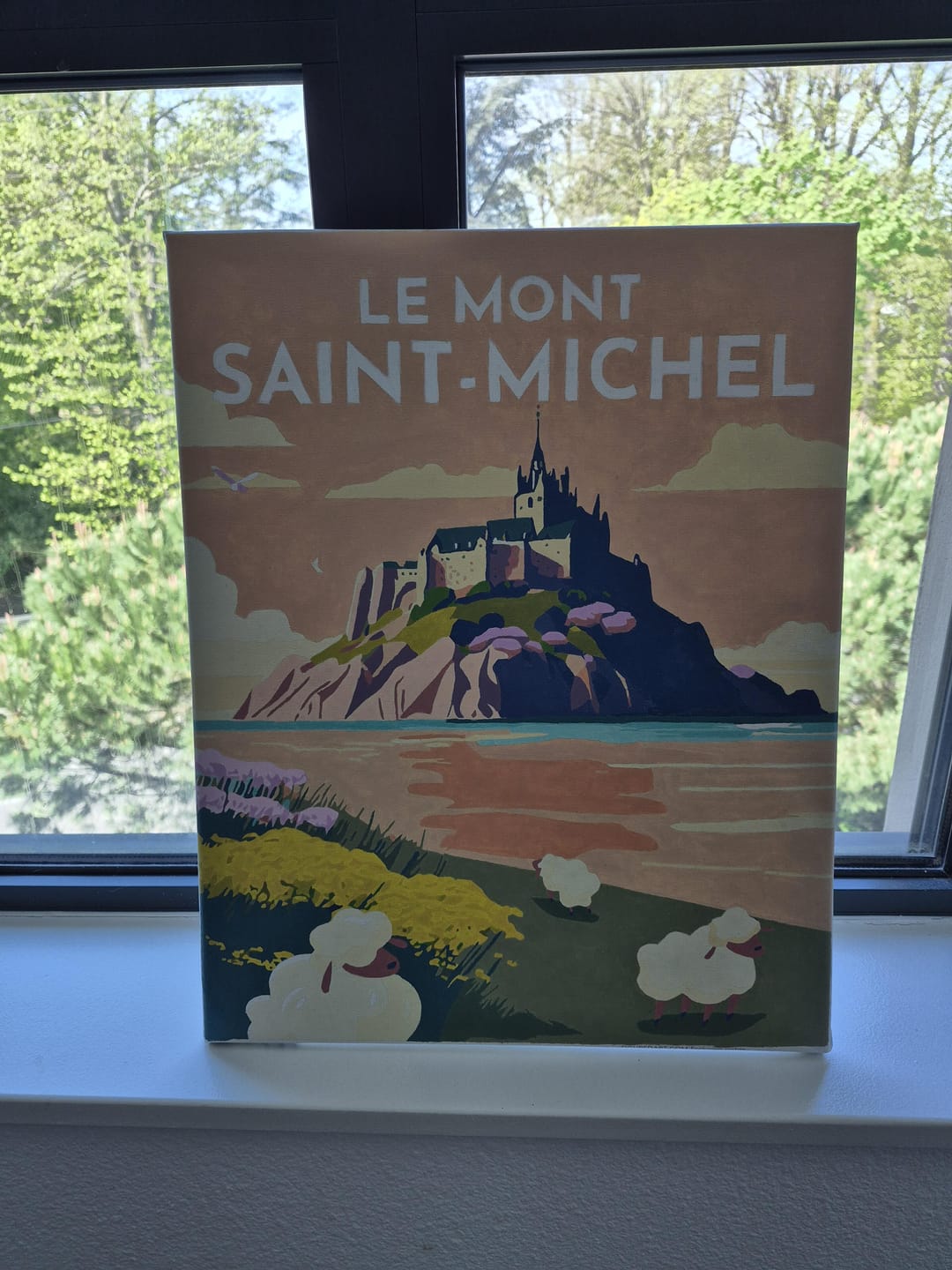 Customer photo review of Affiche Vintage Mont Saint-Michel