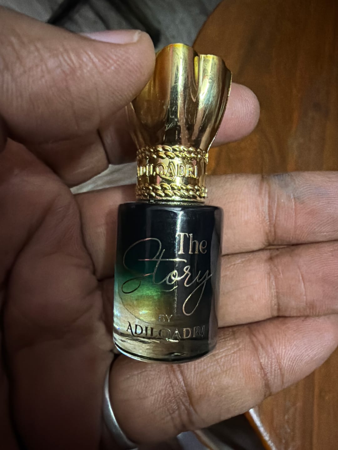 Customer photo review of The Story Luxury Attar Perfume