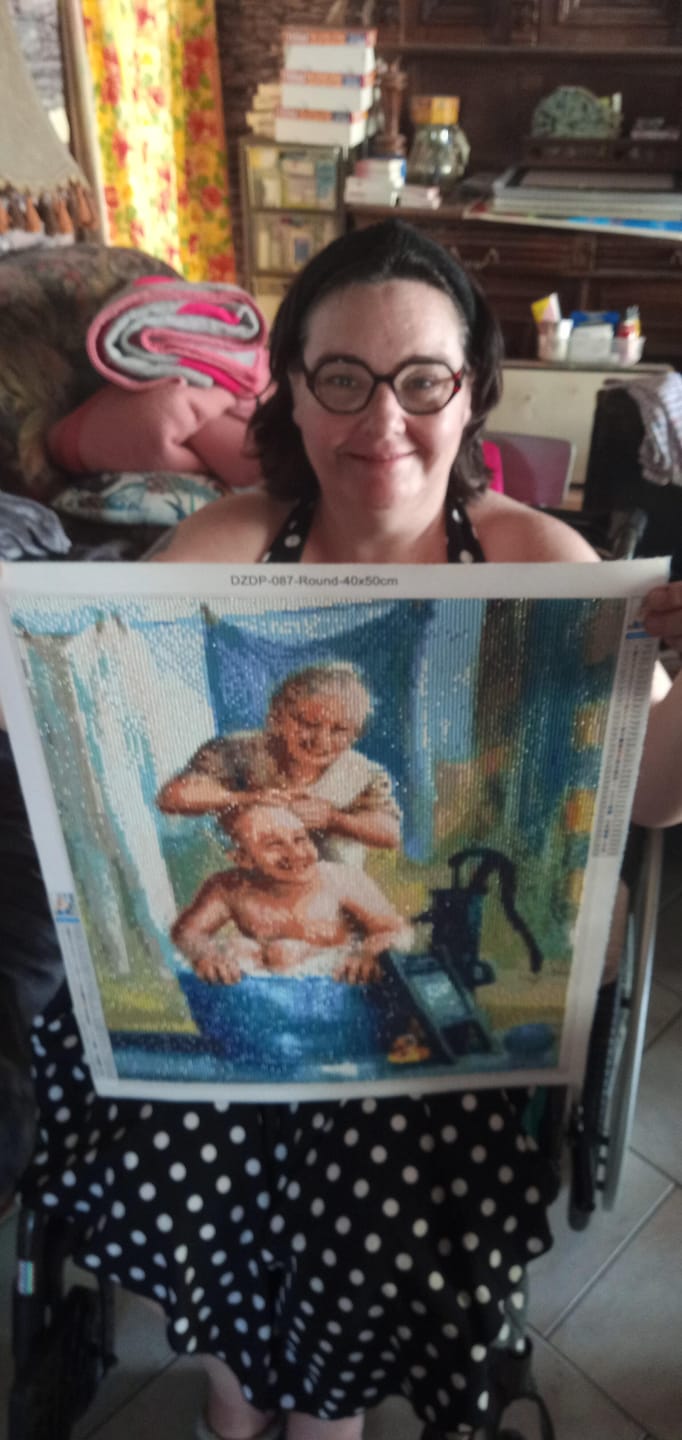 Customer photo review of Broderie Diamant - Couple Complice