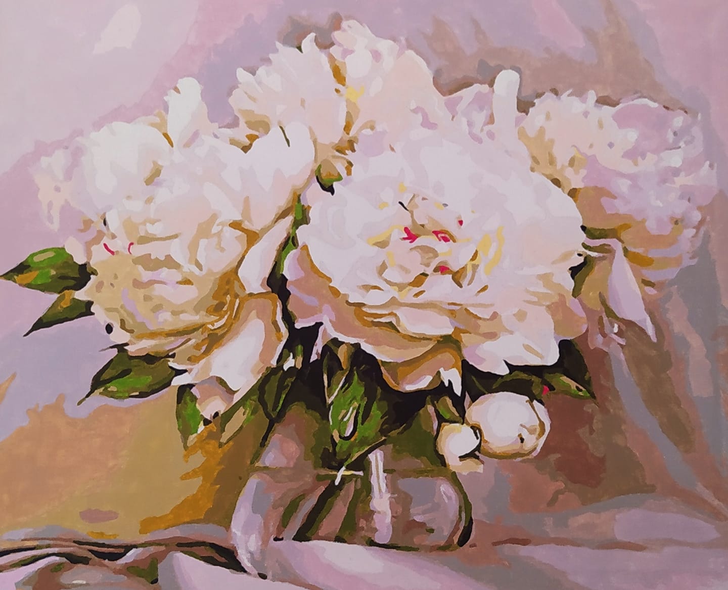 Customer photo review of Pivoines blanches