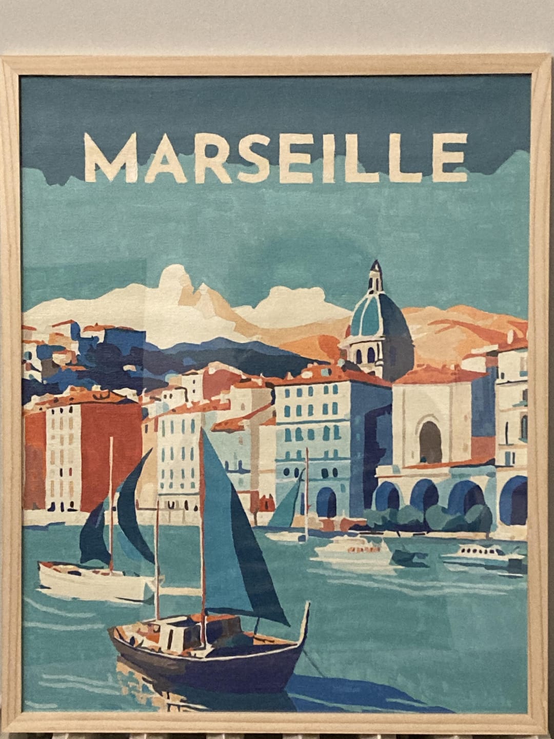 Customer photo review of Affiche Vintage Marseille