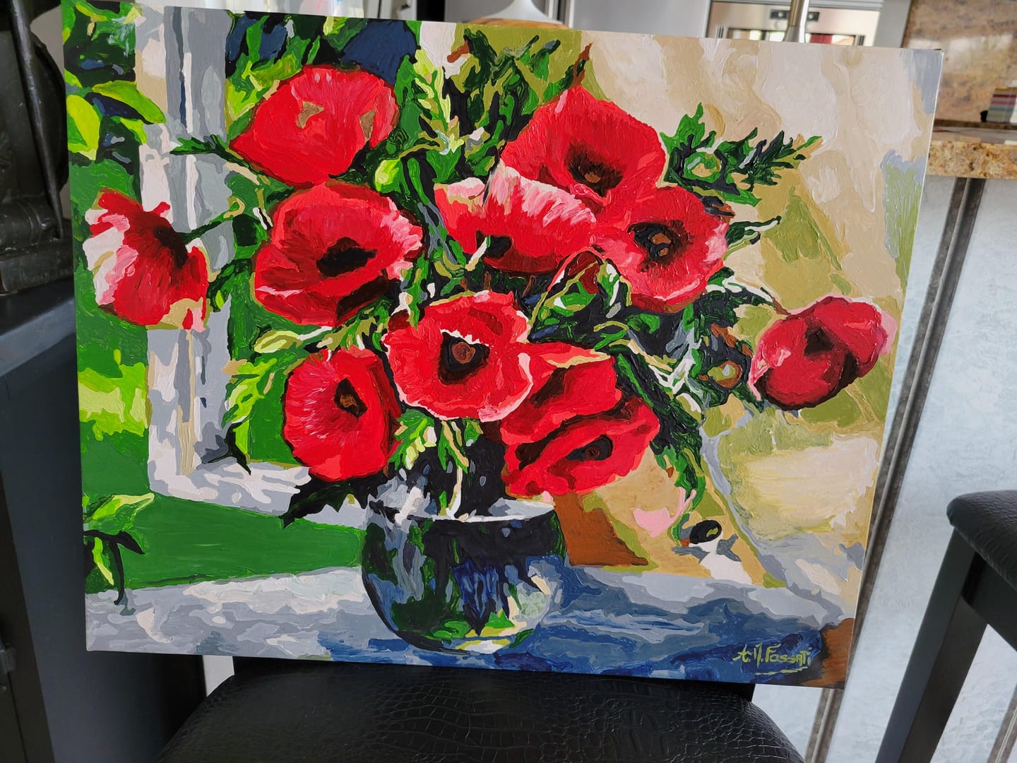 Customer photo review of Bouquet de Fleurs Rouge