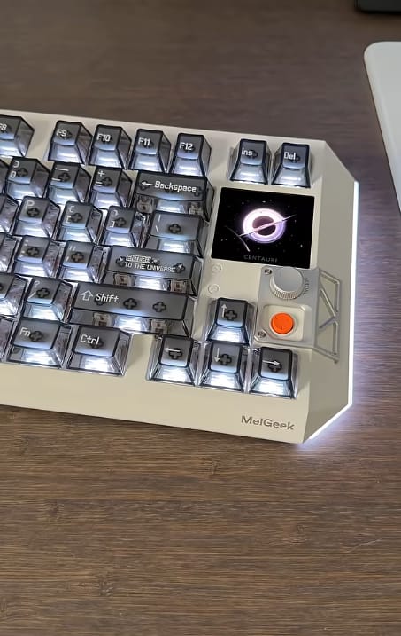 Customer photo review of Centauri60/80 Hall Effect Gaming Keyboard