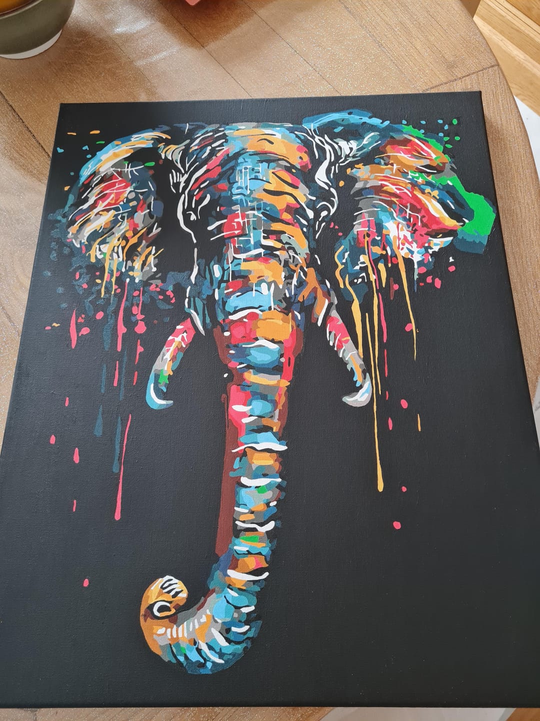 Customer photo review of Peinture Elephant