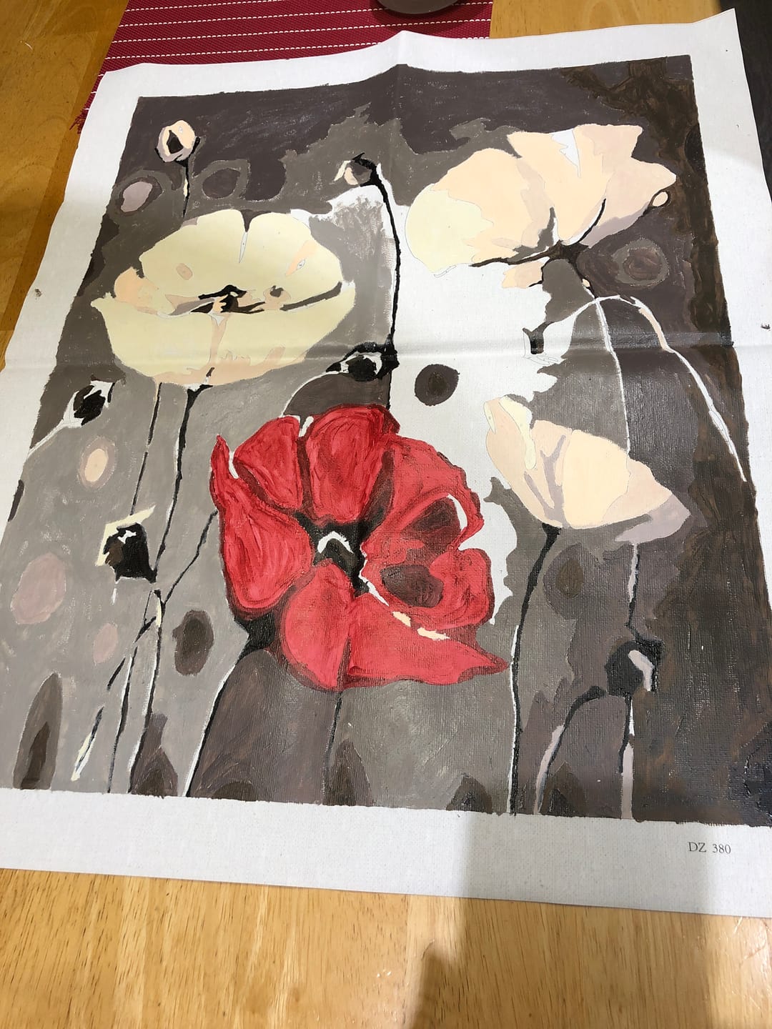 Customer photo review of Fleurs rouge et blanches