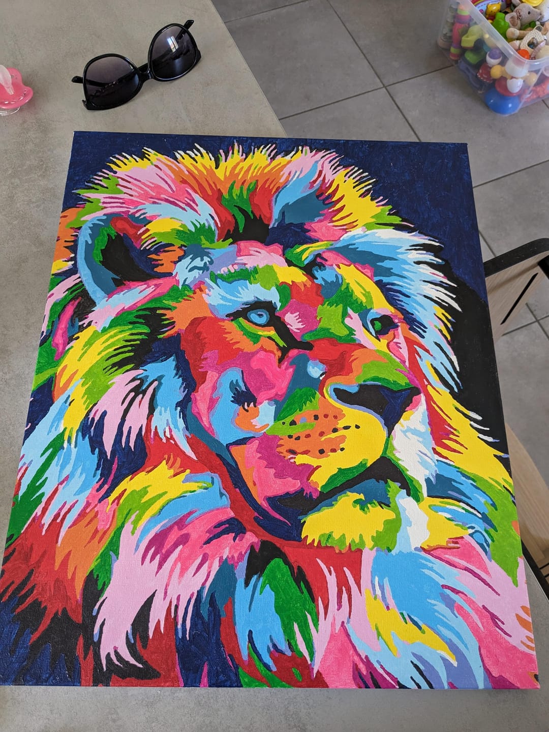 Customer photo review of Lion Pop Art 2