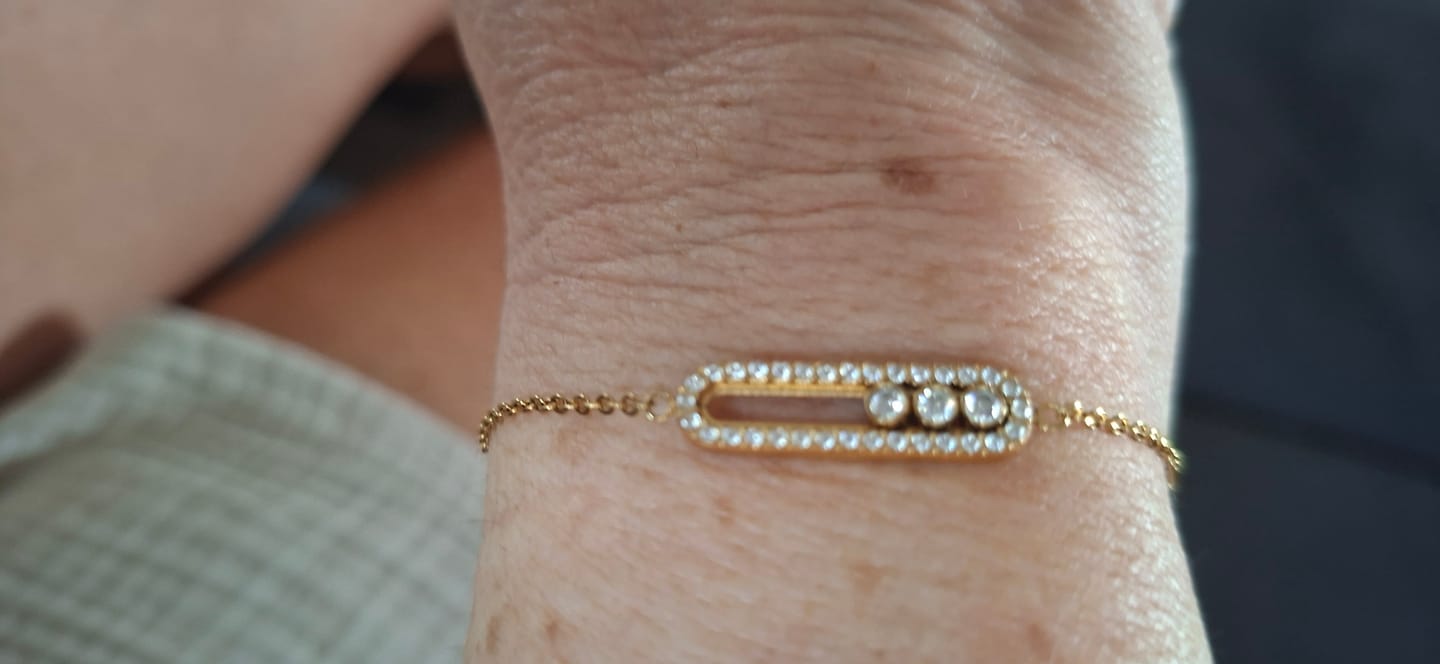 Customer photo review of Hi-Life Pave Soul Armband 18K Vergoldet
