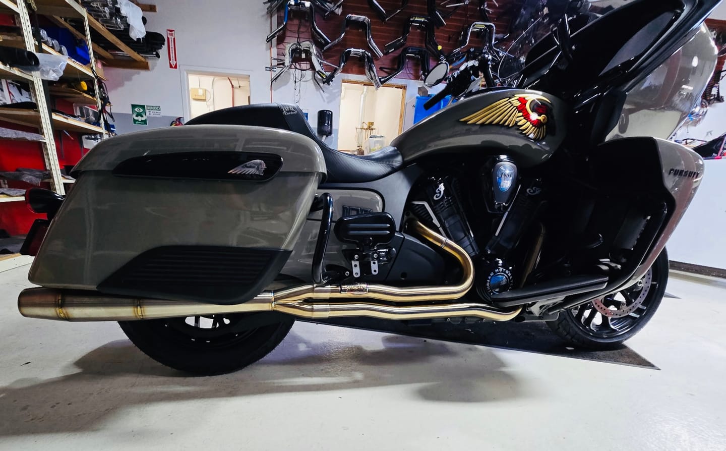 Customer photo review of Indian Challenger Full Length Exhaust