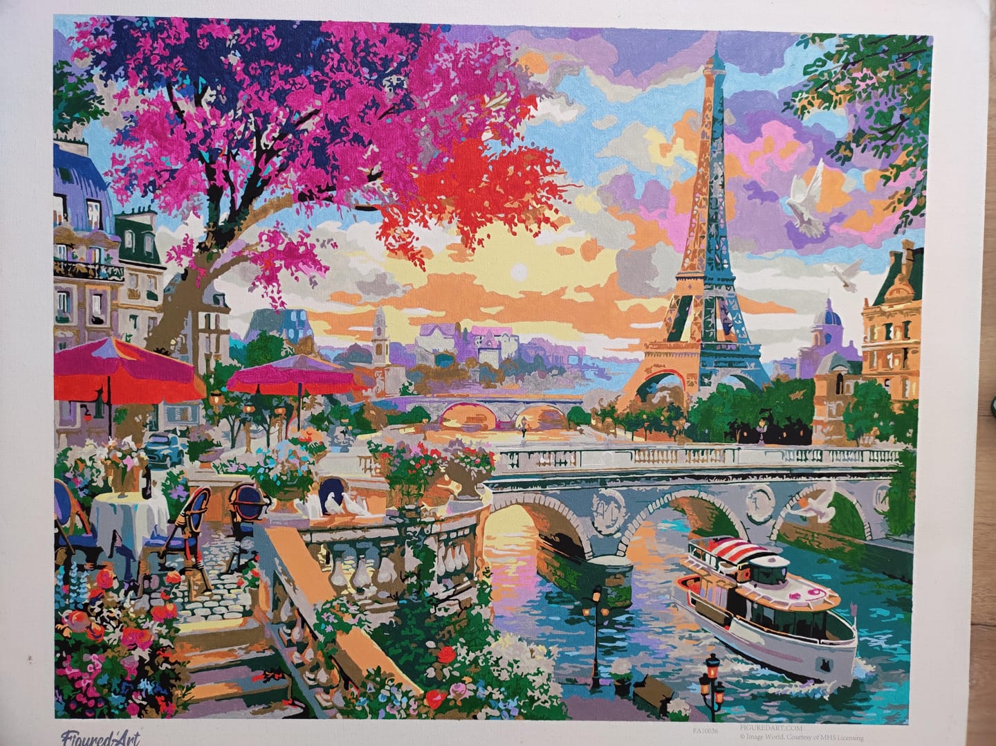 Customer photo review of Diner en bords de Seine