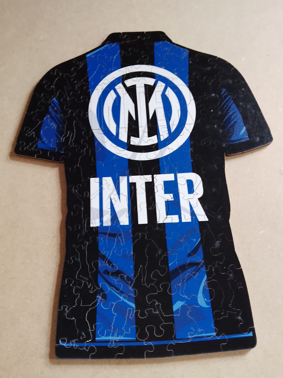 Customer photo review of Maglia Inter® - Puzzle di Legno