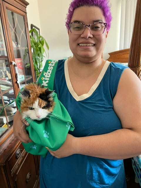 Customer photo review of Kitastic Cat Carrier