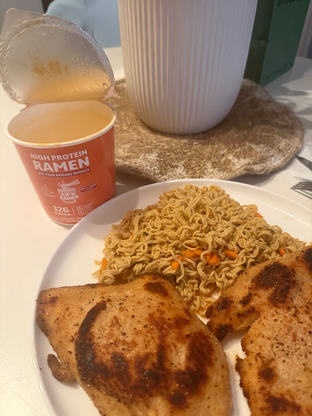 Customer photo review of Rip'N'Ramen 32G High Protein Ramen