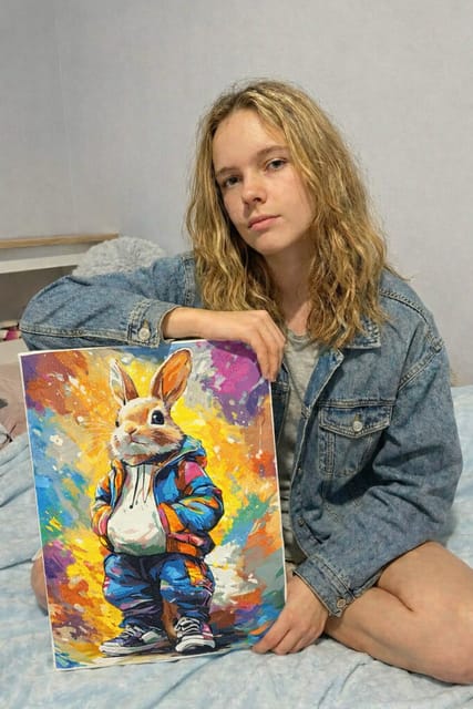 Customer photo review of Générateur d'Images Peinture par numéros personnalisé