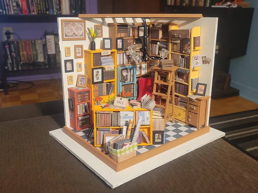Customer photo review of Maison miniature L'étude de Sam