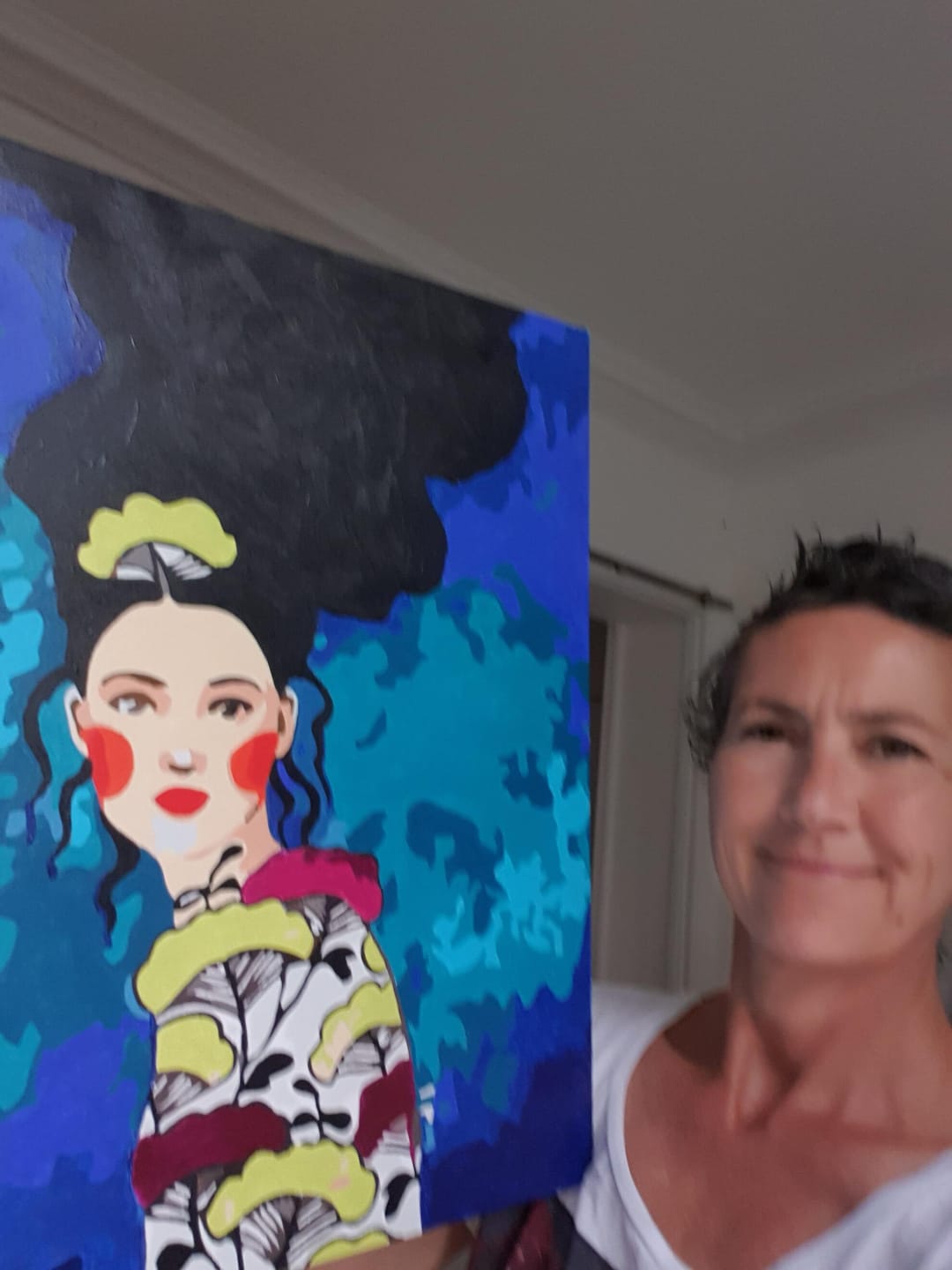 Customer photo review of Joli Portrait de femme