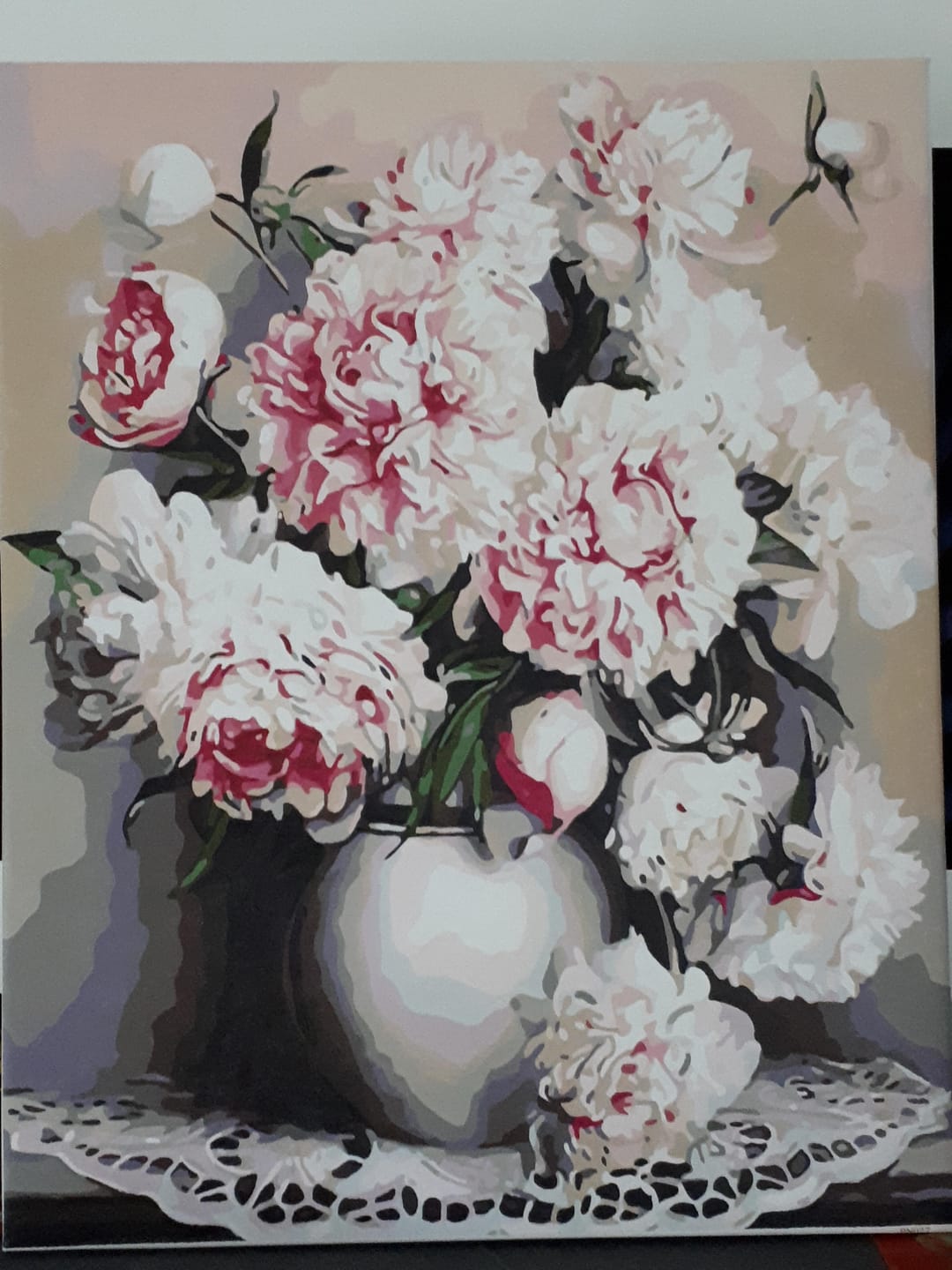 Customer photo review of Vase de Pivoines