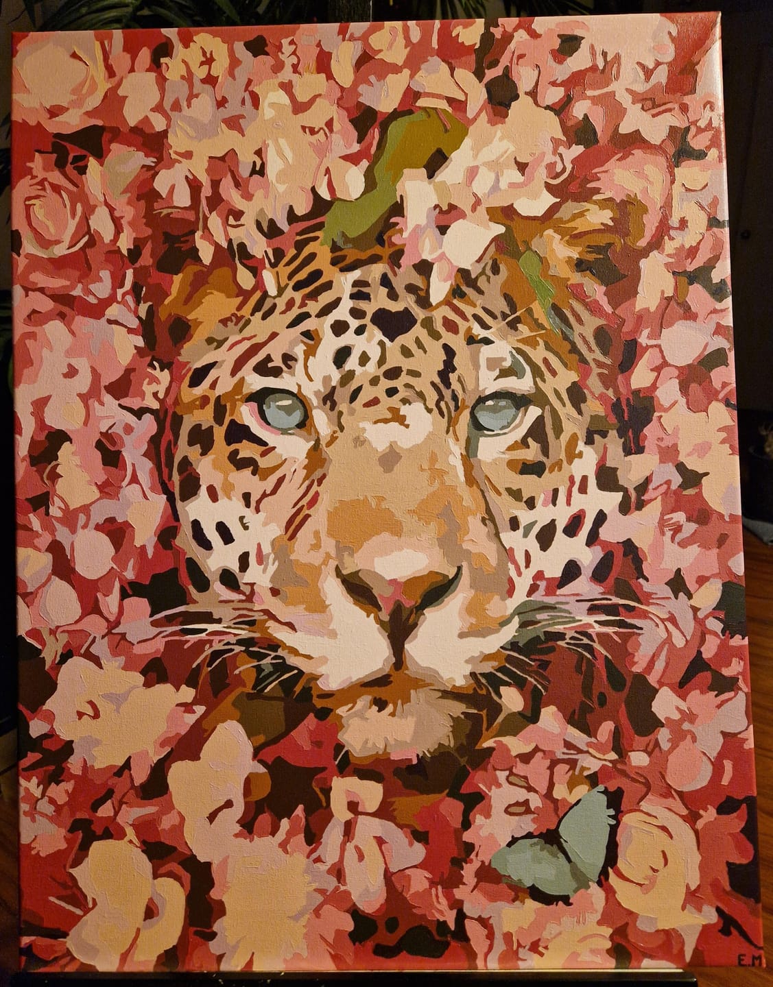 Customer photo review of Panthère dans les Fleurs