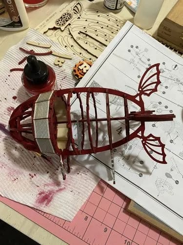 Customer photo review of Puzzle 3D Dirigeable