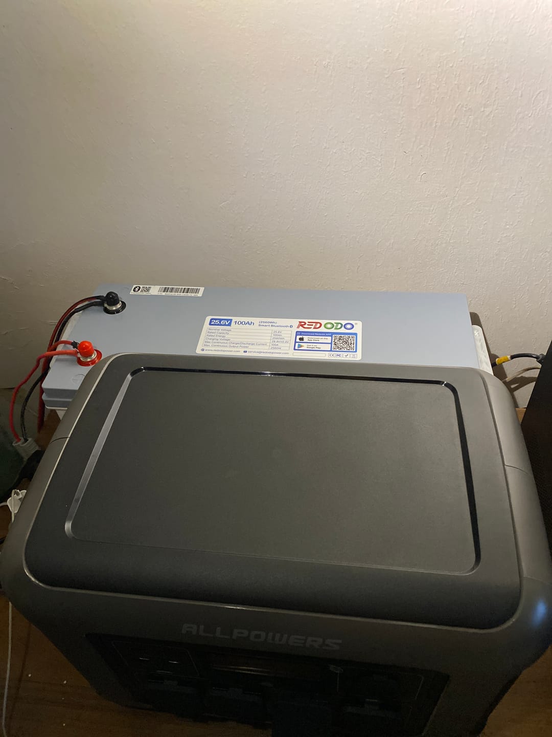Customer photo review of 【Україна】Redodo 24V 100Аh LiFePO4 батарея з Bluetooth BMS 100A