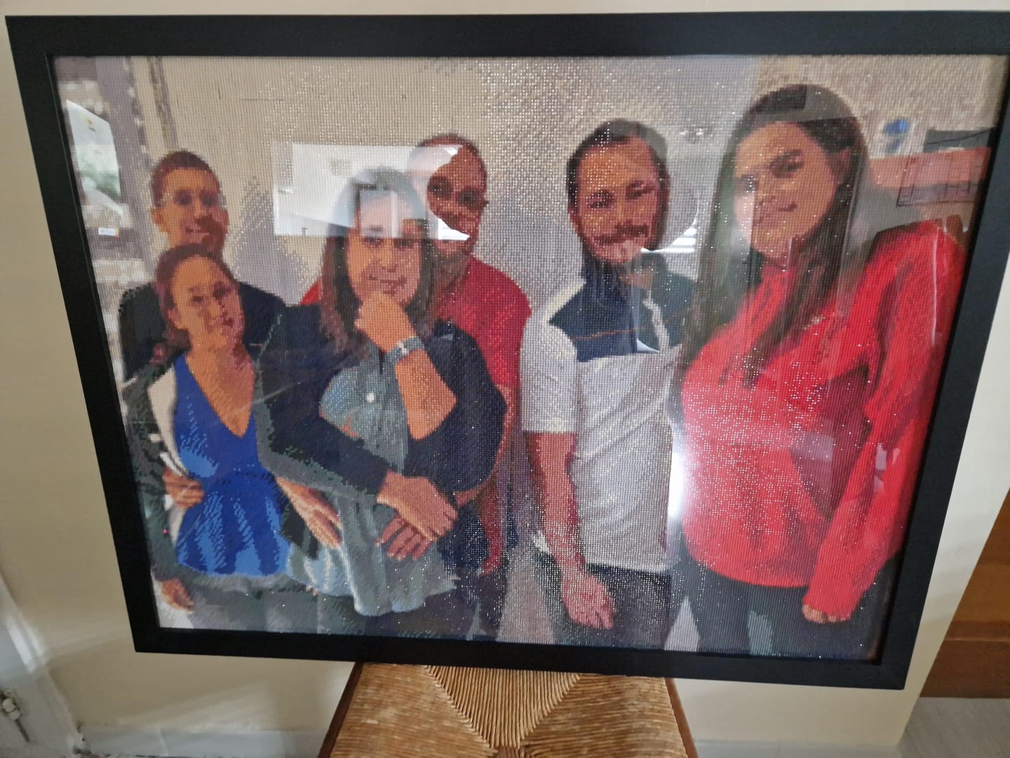 Customer photo review of Broderie Diamant Personnalisée - Réalisation graphique Gratuite