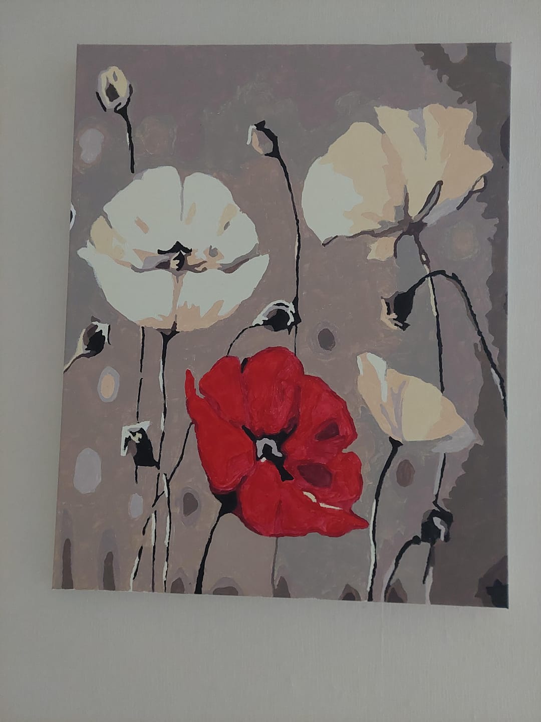 Customer photo review of Fleurs rouge et blanches
