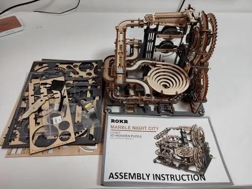 Customer photo review of Puzzle 3D Ville de Nuit en Marbre