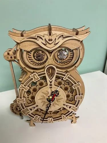 Customer photo review of Puzzle 3D Horloge Hibou