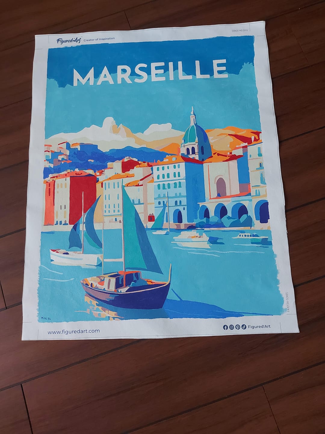 Customer photo review of Affiche Vintage Marseille