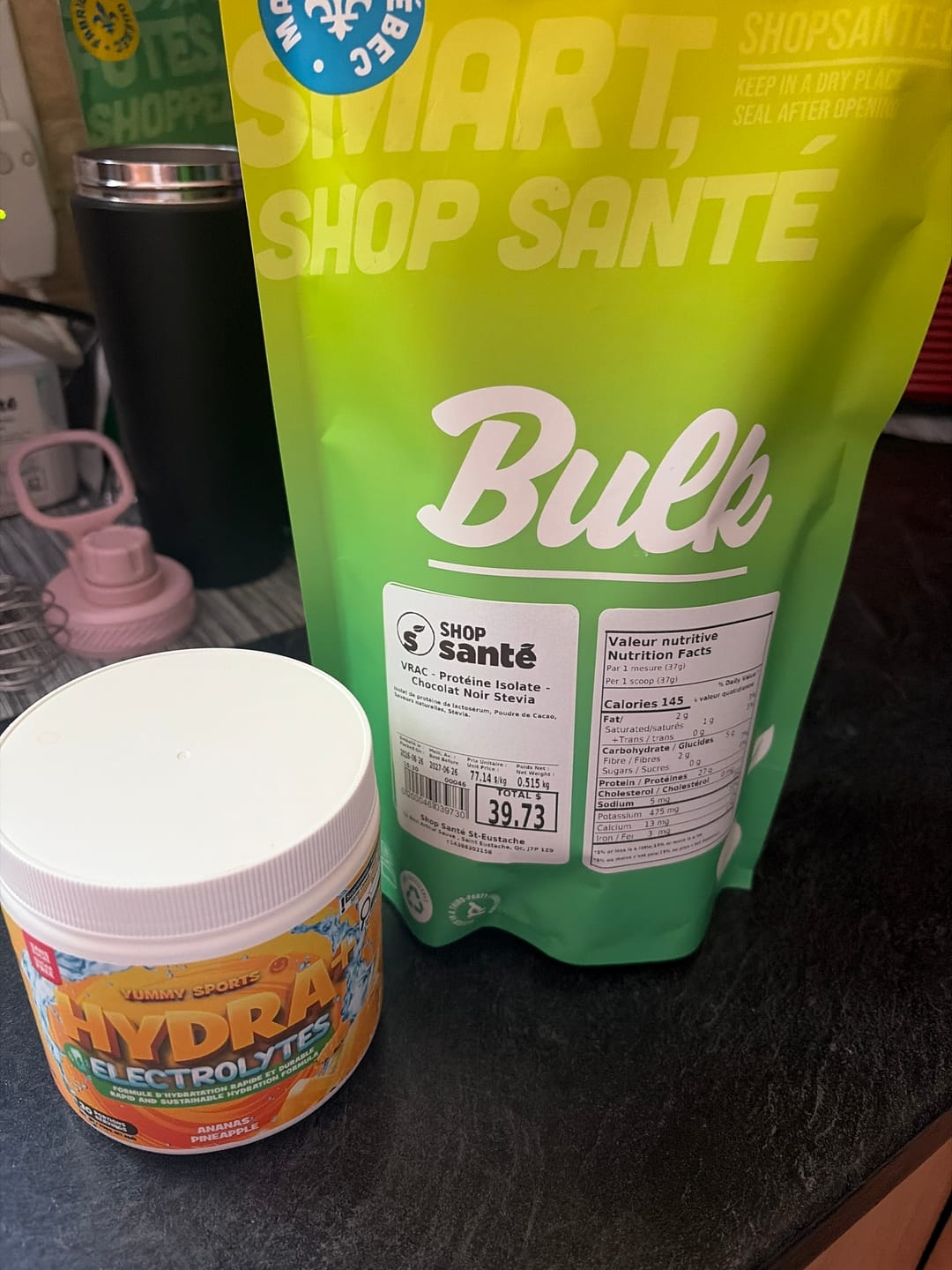 Customer photo review of Yummy Sports - Hydra + Électrolytes - 210g