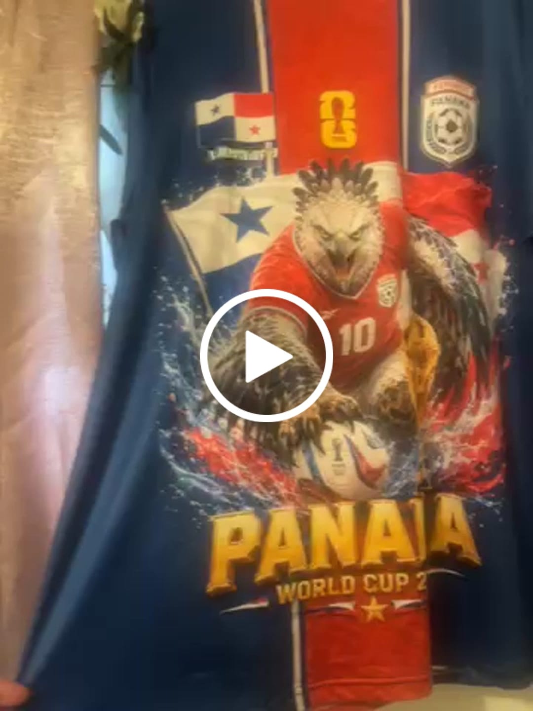 Customer video review of Unisex Shirt - Custom Panama World Cup 2026 Shirt