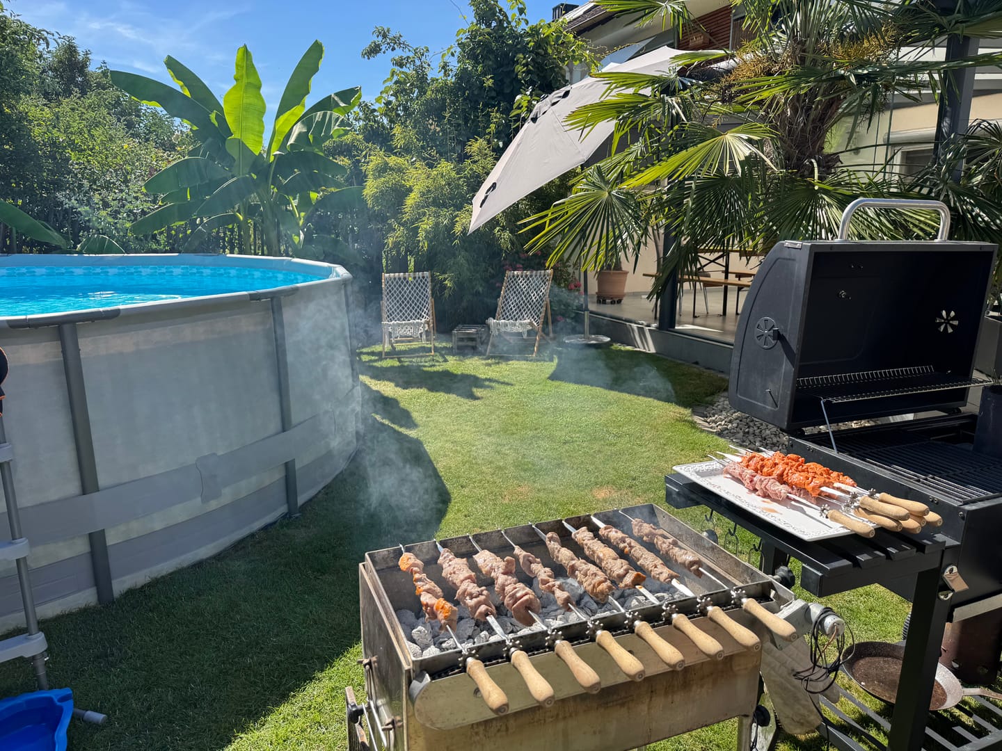 Customer photo review of Schweine-Schaschlik Klassiker – mit Zwiebeln, Pfeffer & Essig | mySchaschlik