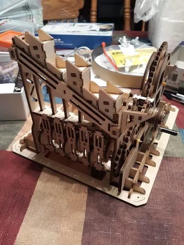 Customer photo review of Puzzle 3D Parcours de Marbre
