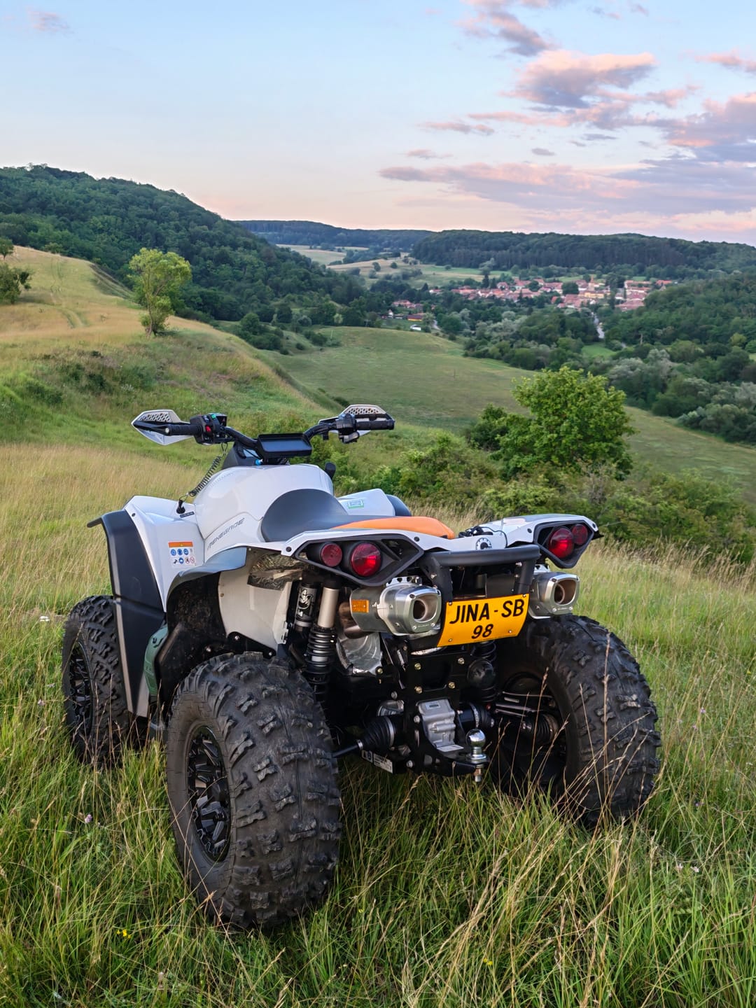 Customer photo review of Can-Am Renegade G2 Dual split