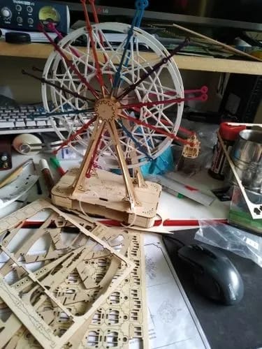 Customer photo review of Puzzle 3D Boîte à musique Grande roue