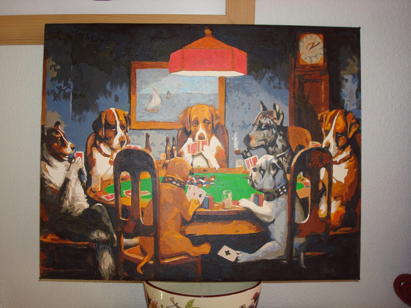 Customer photo review of Les Chiens jouent au Poker