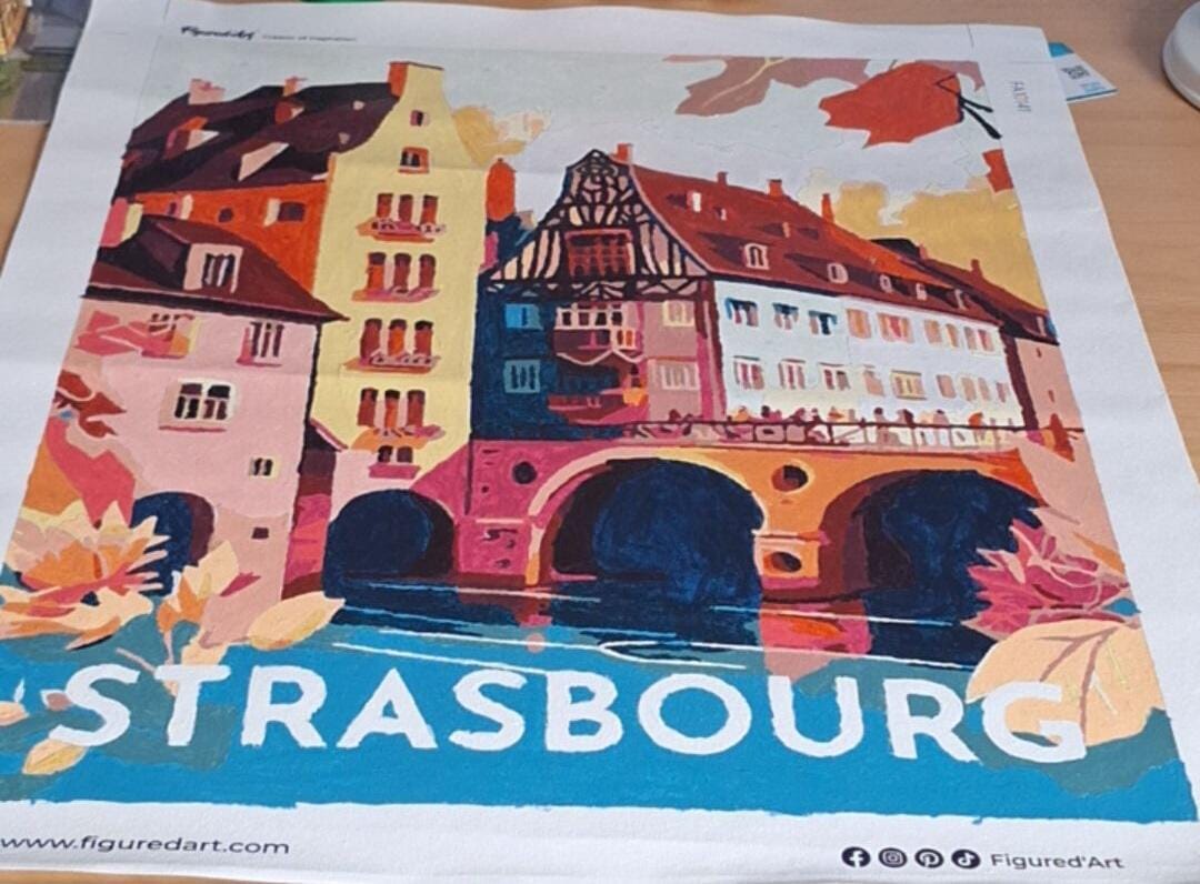 Customer photo review of Affiche Vintage Strasbourg