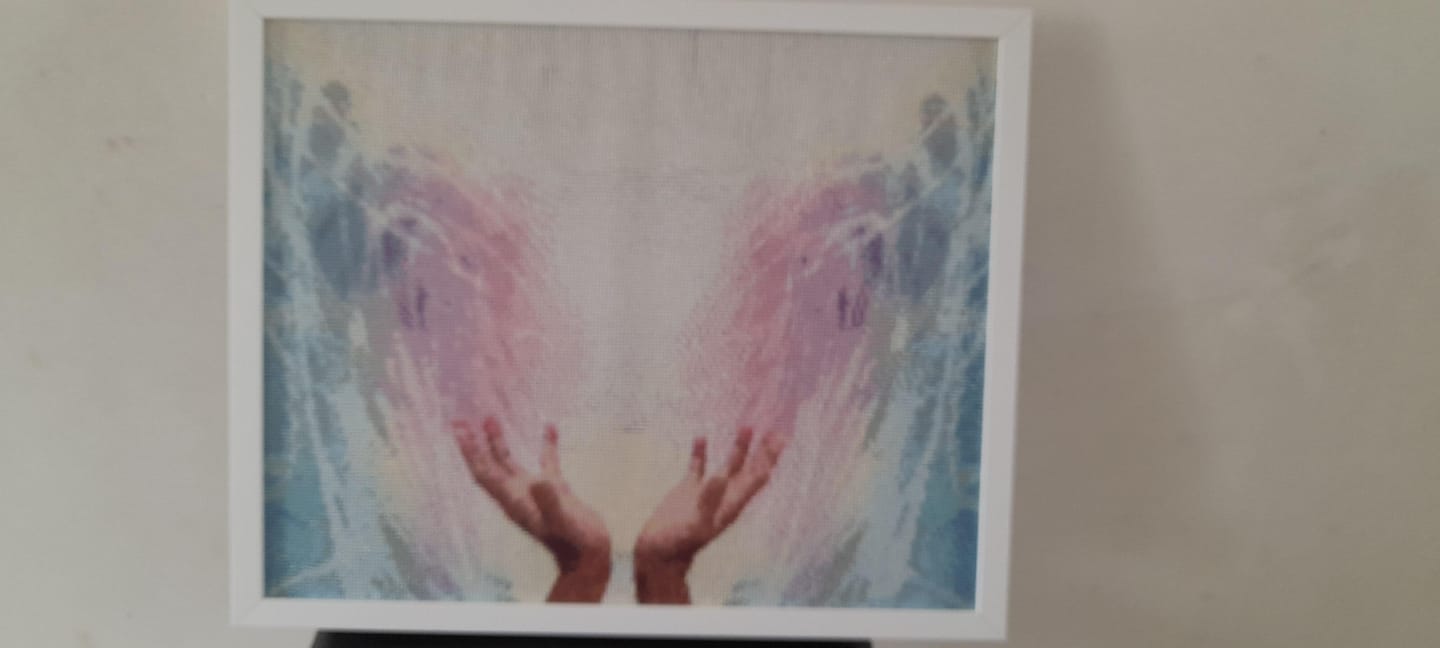 Customer photo review of Diamond Painting Personnalisé