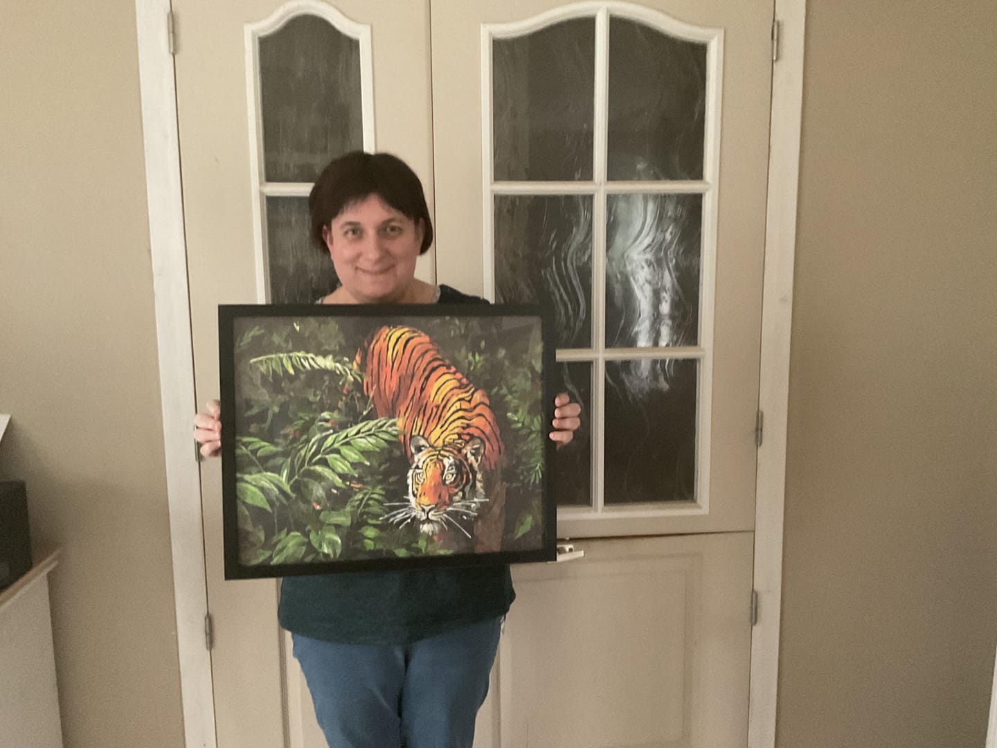 Customer photo review of Tigre dans les fougères