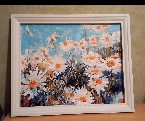 Customer photo review of Champ de Marguerites et Ciel bleu