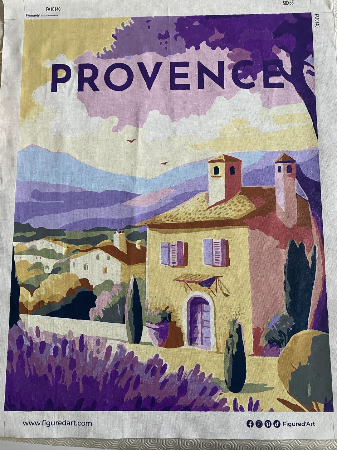 Customer photo review of Affiche Vintage Provence