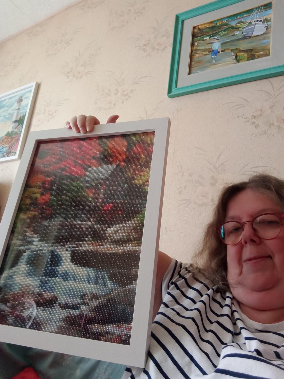 Customer photo review of Broderie Diamant - Relais de Montagne et Cascade