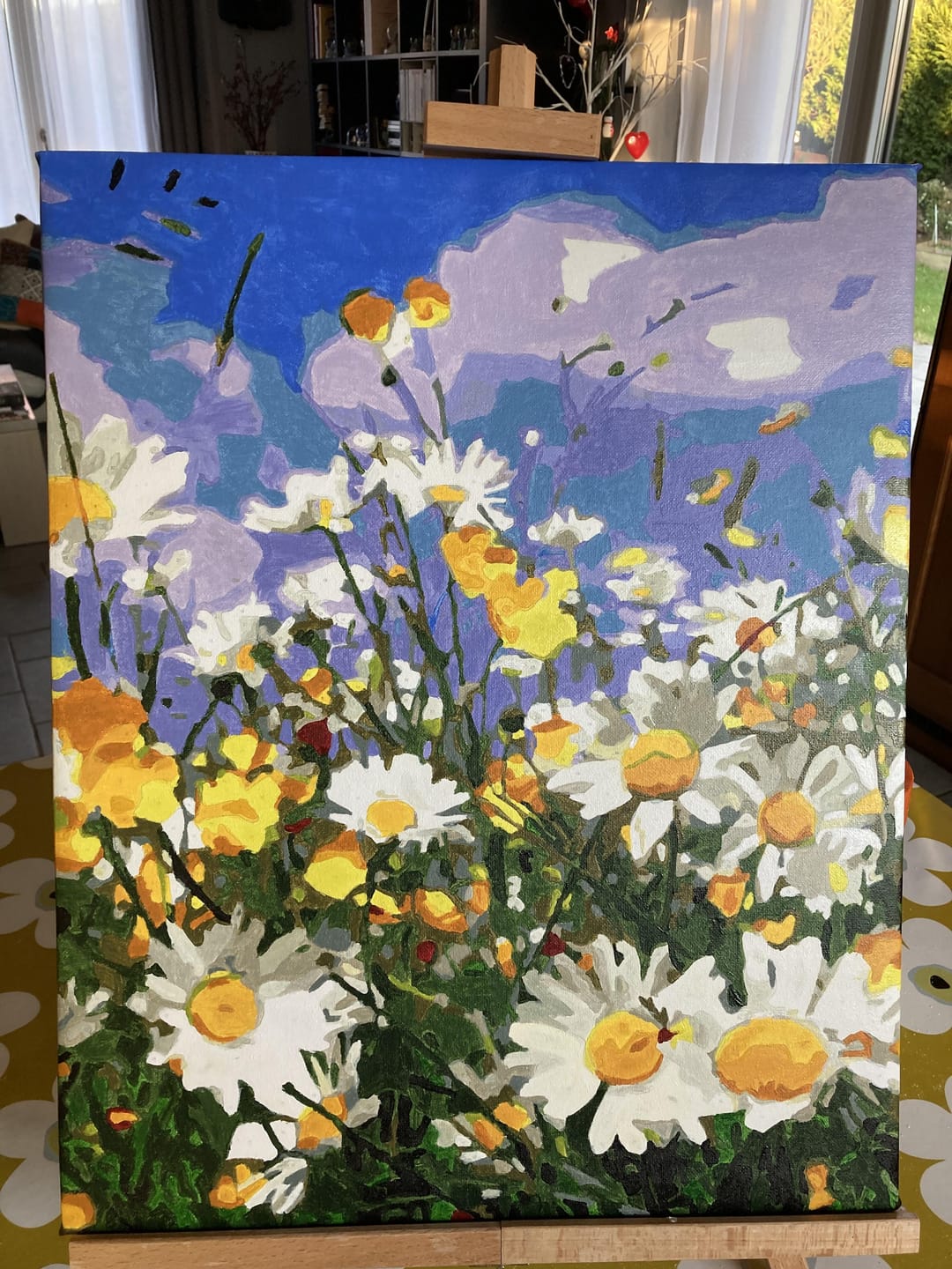 Customer photo review of Champs de Marguerites et Ciel bleu