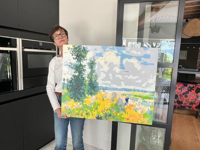 Customer photo review of Monet Champ de coquelicots