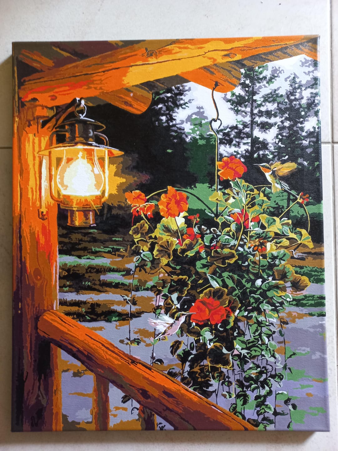 Customer photo review of Lanterne sous le porche