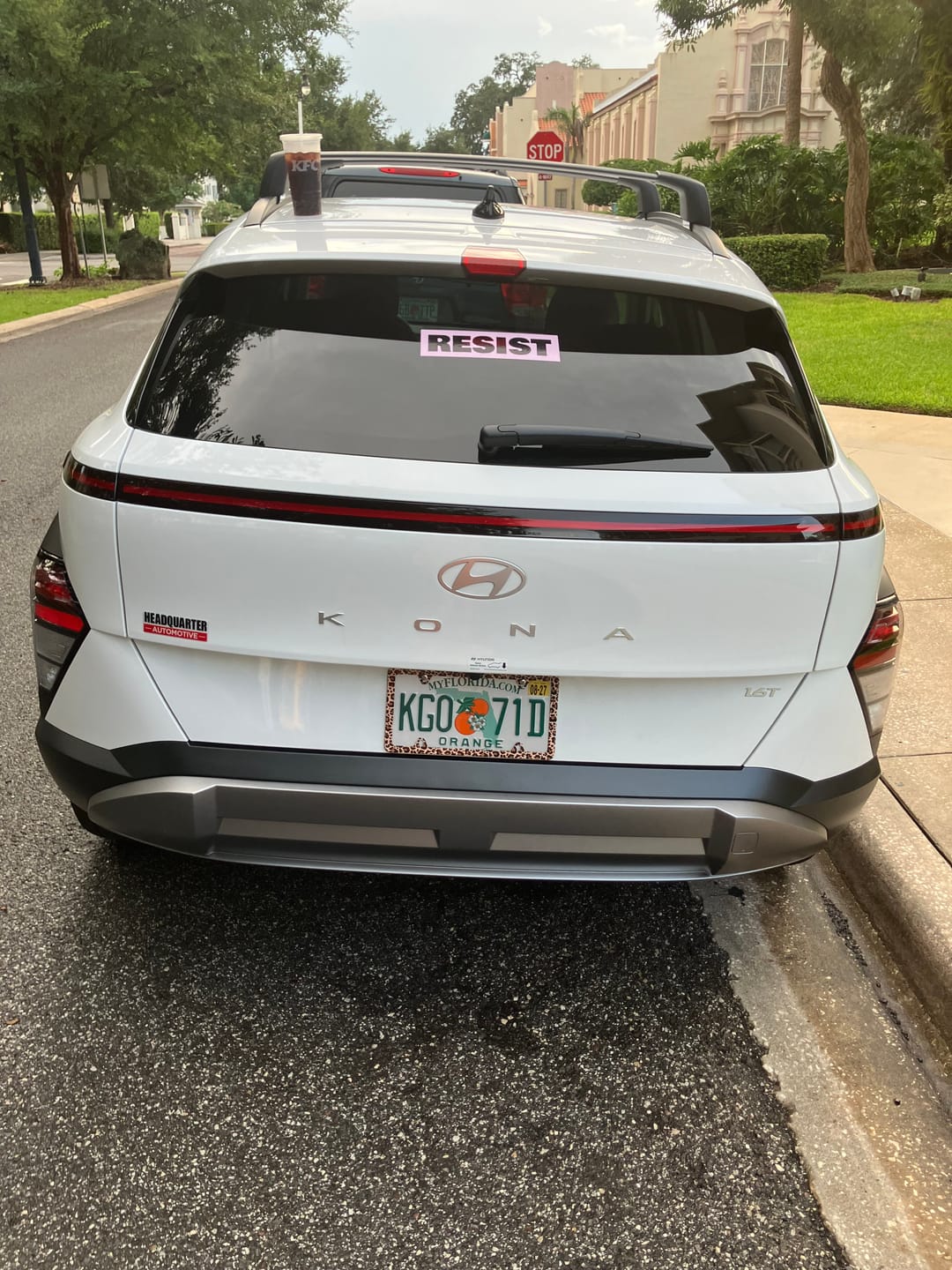 Customer photo review of Custom Bumper Stickers